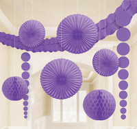 Purple Paper Decorating Kit