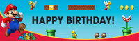 Super Mario Bros. Birthday Banner