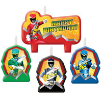 Power Rangers Dino Charge Birthday Candle Set