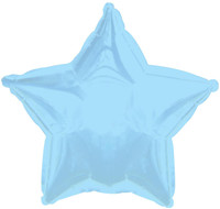 Pastel Blue Star Foil Balloon