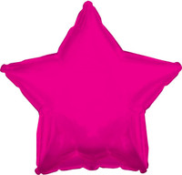 Hot Pink Star Foil Balloon