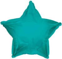 Bermuda Blue (Turquoise) Star Foil Balloon