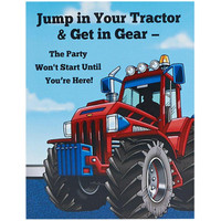 Farm Tractor Invitations