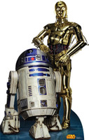 Star Wars R2D2 & C3PO Standup - 6' Tall