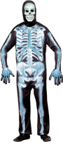 X+AC0-Ray Skeleton Adult Costume