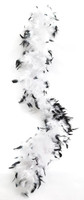 Black & White Feather Boa