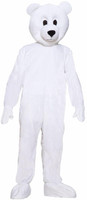 Polar Bear Plush Economy Mascot Adult Costume