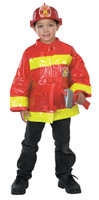 Red Firefighter Child Costume