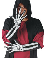 Skeleton Glove And Wrist Bone Gloves (Adult)