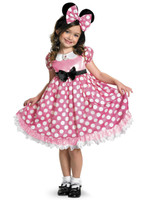 Disney Mickey Mouse Clubhouse Pink Minnie Mouse Glow in the Dark Toddler Costume