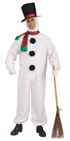 Plush Snowman Adult Costume