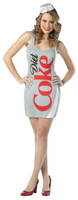 Coca+AC0-Cola +AC0- Diet Coke Tank Dress Adult Costume