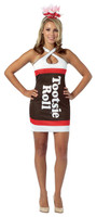 Tootsie Roll Teardrop Dress Adult Costume