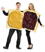 Peanut Butter And Jelly Couple Adult Costume
