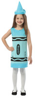 Crayola Sky Blue Tank Dress Child Costume