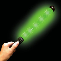 Green Glitter LED Patrol Light Wand