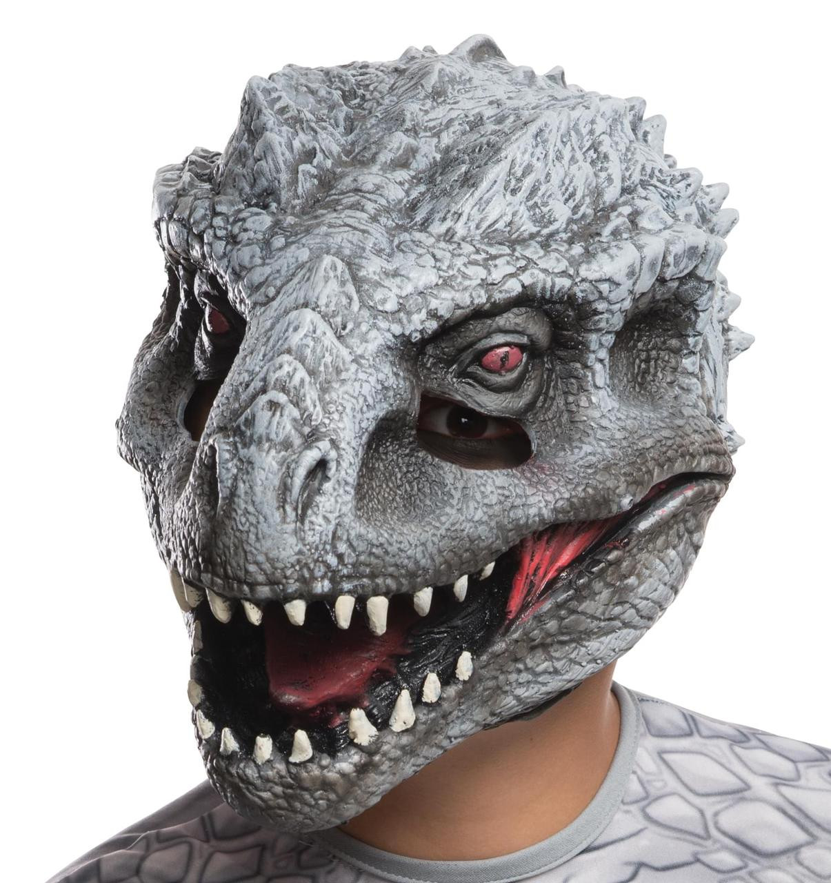 Masque T-Rex Jurassic World Officiel Rubies - Demi-masque Pour Enfant - Taille Unique Avec élastique - 5