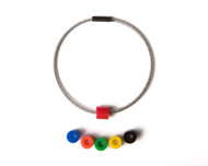 Cobra Flexible Cable-Type Key Ring 1" (set of 5)