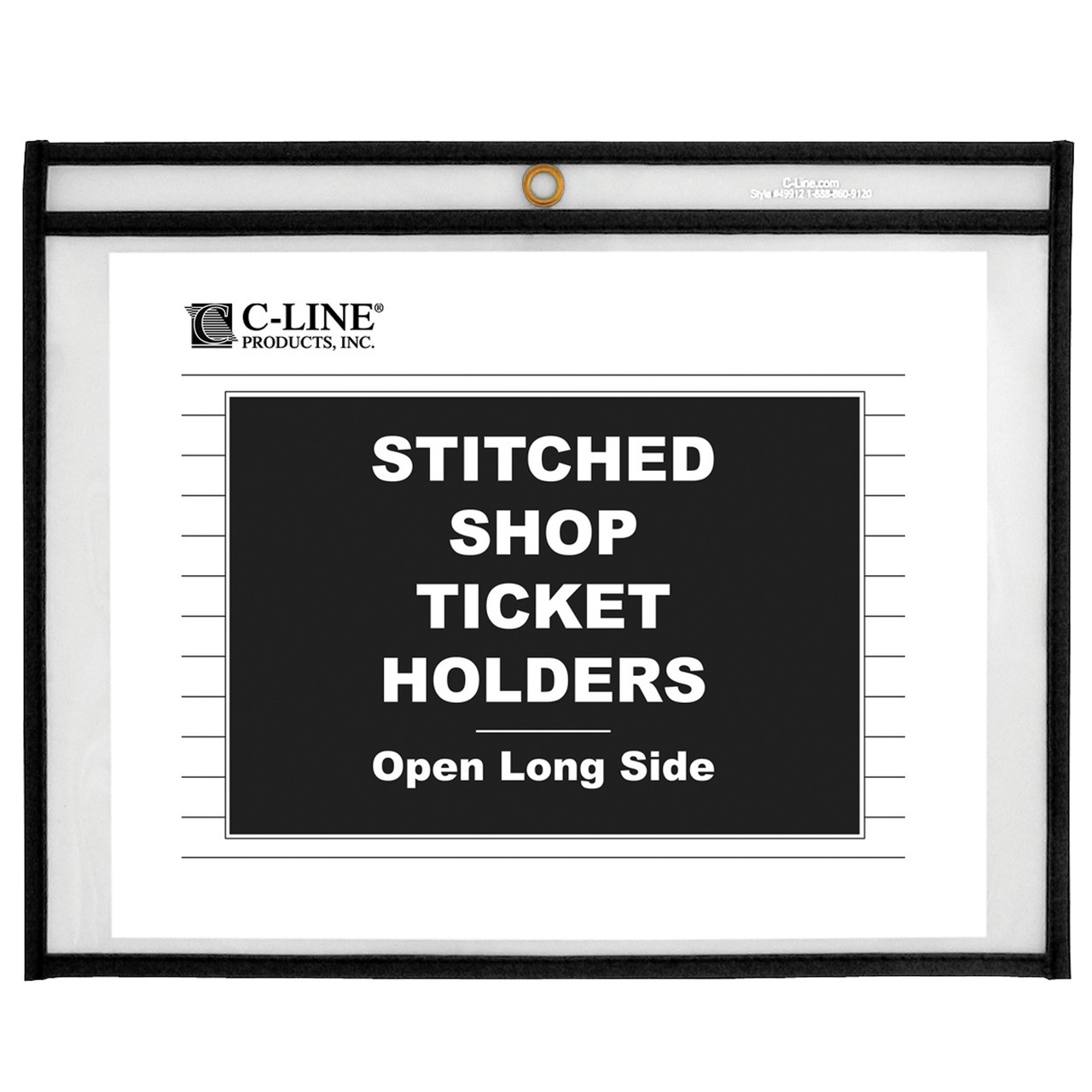 CLine Hanging Shop Ticket Holder Work Order Holder Stitched Shop