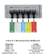 Cobra Mechanical WallBoards 5 Unit Cobra Key System
