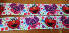 1 Metre ELMO & ABBY CADABBY Grossgrain 22mm Ribbon