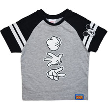 New Genuine Licensed Mickey Mouse Boys/Girls Grey T-Shirt - Sizes 2,3,4,5 & 6