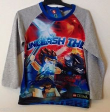 New Licensed Boys Lego Chima Long Sleeve Top - Size 5
