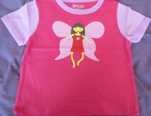 NEW Girls Pink Deezo Fairy T-shirt - Size 2