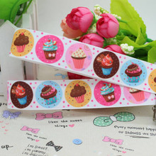 1 Metre CUPCAKES Grossgrain 22mm Ribbon - FREE POST
