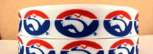 1 Metre AFL WESTERN BULLDOGS/FOOTSCRAY Grossgrain 22mm Ribbon