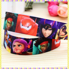 1 Metre BIG HERO 6 Grossgrain 22mm Ribbon - FREE POST