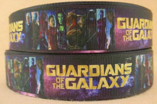 1 Metre GUARDIANS OF THE GALAXY Grossgrain 25mm Ribbon - FREE POST