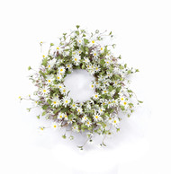 White Shasta Daisy Wreath   23" D