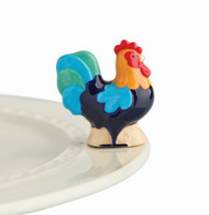 New!  Nora Fleming "Cock a Doodle Doo! " Vintage Rooster mini 