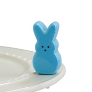 New! Nora Fleming BLUE PEEPS BUNNY  MINI  Available for Pre-Order