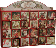 Primitives by Kathy  Countdown Box - Merry Santas