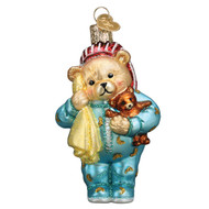 Old World Bedtime Teddy Bear Ornament
