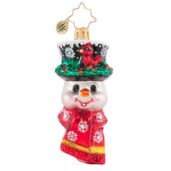 Radko A Snowman Worth Flocking To Gem Ornament