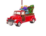 Huras Family Truck With Christmas Tree Ornament  Available for Pre-Order