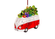 Huras Family VW Bus with Tree Ornament  Available for Pre-Order