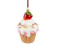 Huras Family Cupcake With Strawberry Ornament Available for Pre-Order