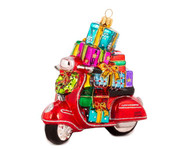 Huras Family Scooter With Packages Ornament  Available for Pre-Order