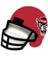 Nora Fleming NC State Helmet Mini  Available for Pre-Order  Expected Mid November