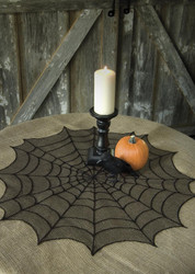 Spider Web Doily and Topper Set