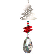Christmas Tree Crystal Suncatcher  
