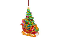 Huras Family Kensington Sleigh with Tree Ornament
