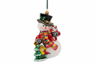 Huras Family Snowman with Christmas Tree Ornament