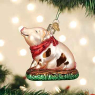 Old World Piggy In The Puddle Ornament  Arriving Late Summer