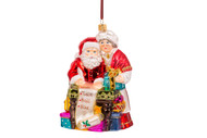 Huras Family Santa and Mrs Claus at Work Ornament  Available for Pre-Order