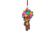 Huras Family Bear Flying with Balloons Ornament  Available for Pre-Order